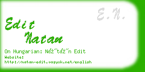 edit natan business card